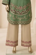 Amna Khadija Embroidered Cotton Lawn Stitched 2 Piece Suit (PKAK02) - Image 3