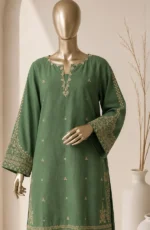 Amna Khadija Embroidered Cotton Lawn Stitched 2 Piece Suit(PKAK03) - Image 3